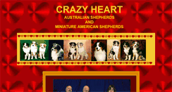 Desktop Screenshot of crazyheartaussies.com